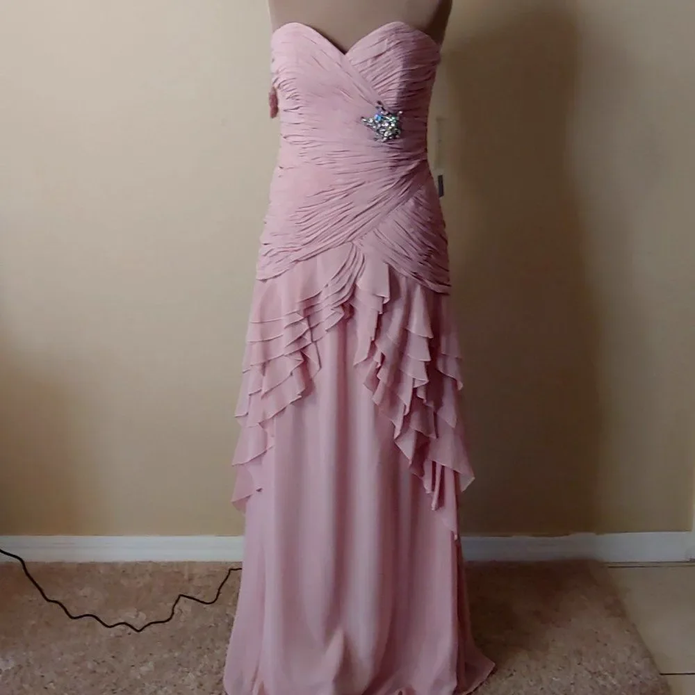 PRICE JUST REDUCED! NWT Feriani Couture Mermaid Formal Evening Gown - Picture 1 of 7